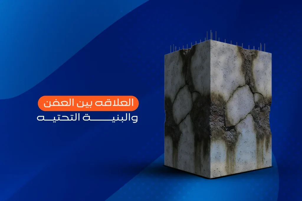 العلاقة بين العفن والبنية التحتية