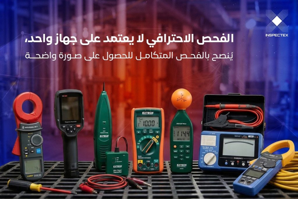 الفحص الاخترافي لا يعتمد علي جهاز واحد |  فحص الكابلات الكهربائية 