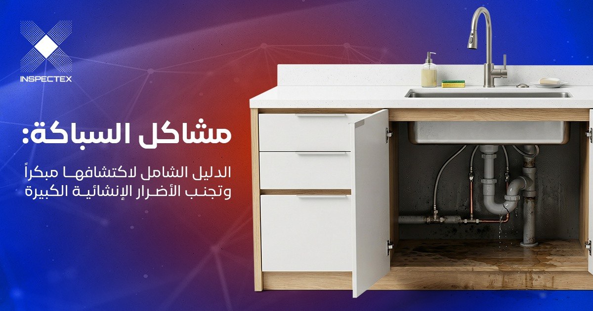 مشاكل السباكة: الدليل الشامل لاكتشافها مبكراً وتجنب الأضرار الإنشائية الكبيرة
