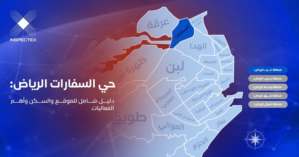 حي السفارات الرياض: دليل شامل للموقع والسكن وأهم الفعاليات