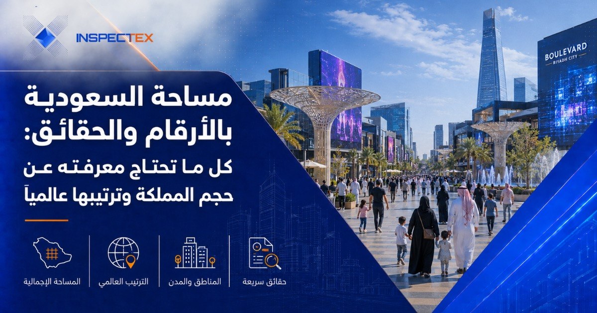 مساحة السعودية بالأرقام والحقائق: كل ما تحتاج معرفته عن حجم المملكة وترتيبها عالمياً