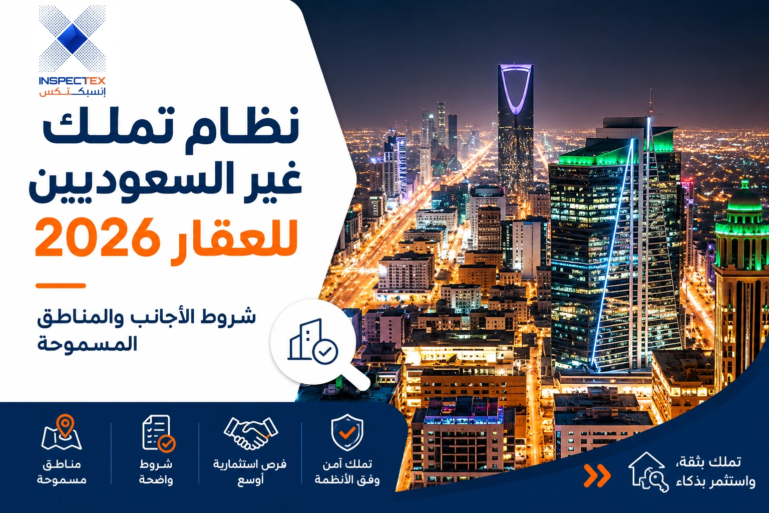 نظام تملك غير السعوديين للعقار 2026: شروط الأجانب والمناطق المسموحة