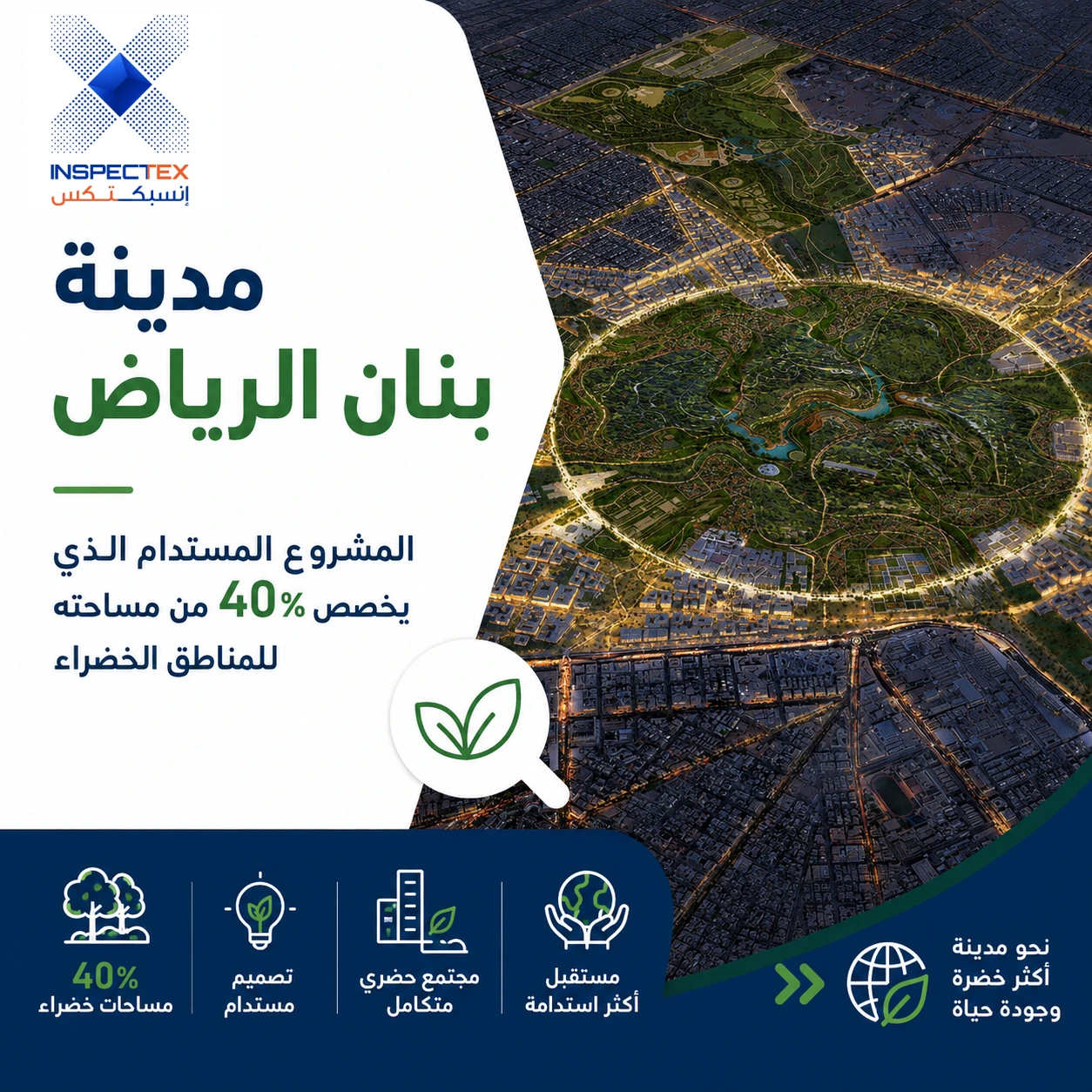 مدينة بنان الرياض: المشروع المستدام الذي يخصص 40% من مساحته للمناطق الخضراء