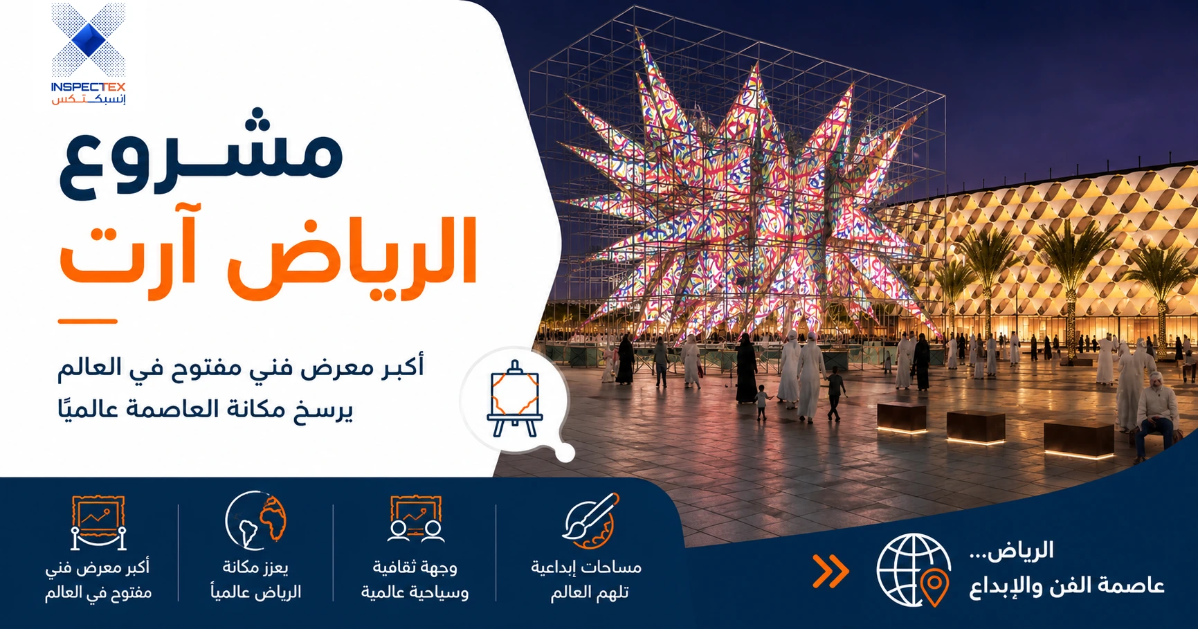 مشروع الرياض آرت: أكبر معرض فني مفتوح في العالم يرسخ مكانة العاصمة عالمياً