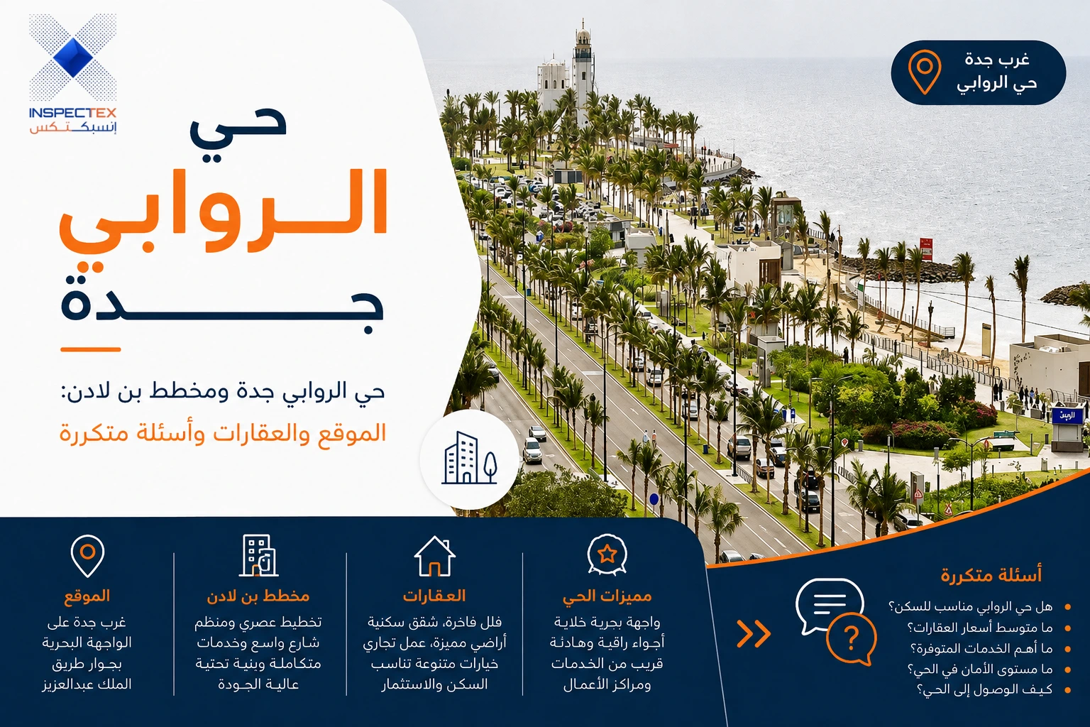 حي الروابي جدة ومخطط بن لادن: الموقع والعقارات وأسئلة متكررة